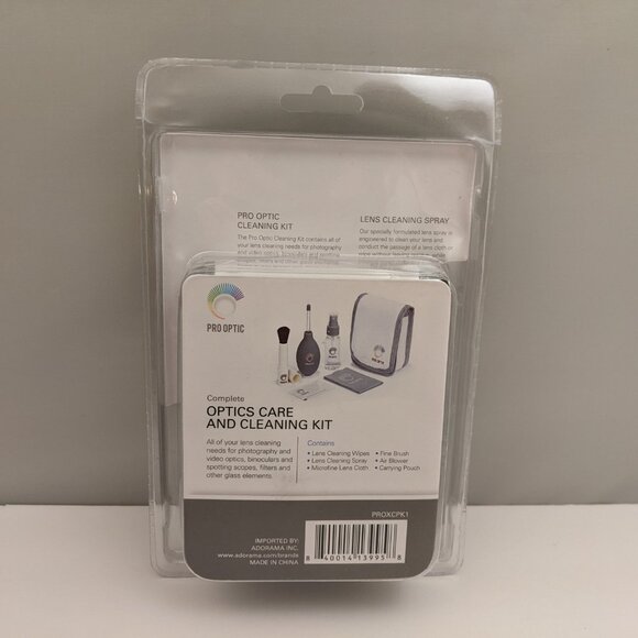 PRO OPTIC Optics Care & Cleaning Kit | Spray Wipes Brush Blower+ PROXCPK1 | NEW - Picture 2 of 6